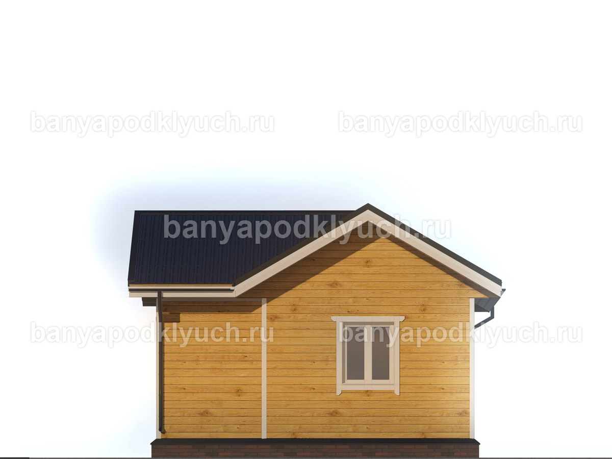 Баня из бруса 8x6 м Баня из бруса 8x6 м