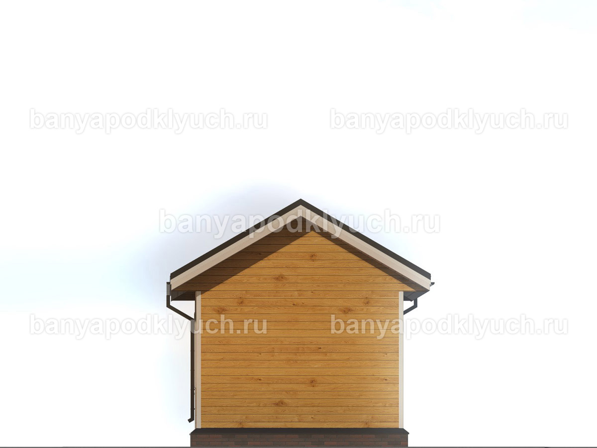 Баня из бруса 5.5x4 м Баня из бруса 5.5x4 м