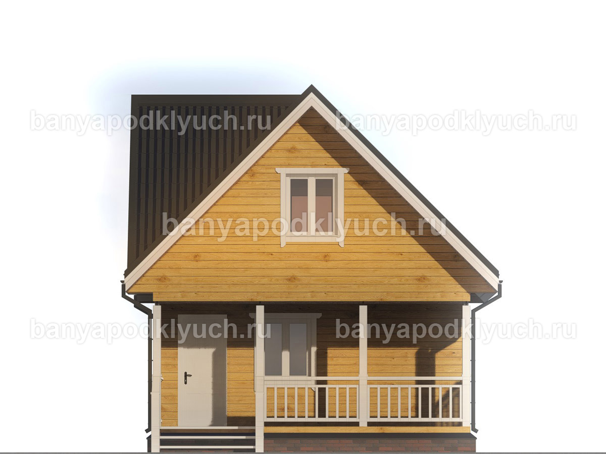 Баня из бруса 6x6 м Баня из бруса 6x6 м