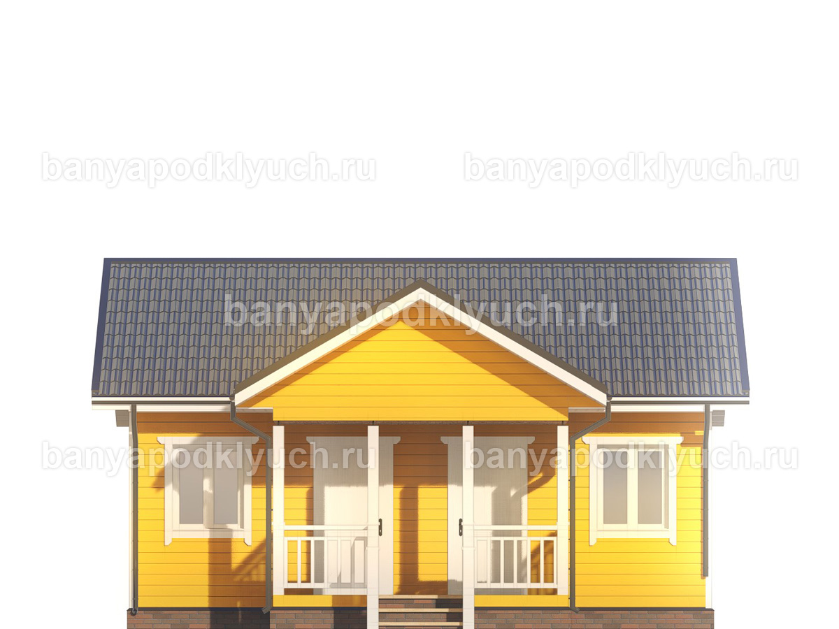 Каркасная баня 8x6 м Каркасная баня 8x6 м